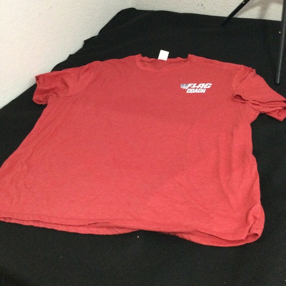 Augusta Sportswear NFL Flag Coach Red T Shirt Adult 3XL 3EG‎ Tee Top - Picture 4 of 5